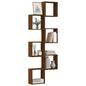 Étagères murales sous forme cube 6 pcs chêne marron 30x15x30cm