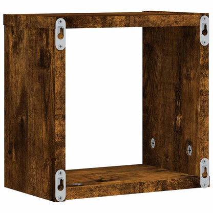 Étagères Murales 4 pcs Marron 26 x 15 x 26 cm Bois d'ingénierie