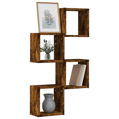 Étagères Murales 4 pcs Marron 26 x 15 x 26 cm Bois d'ingénierie