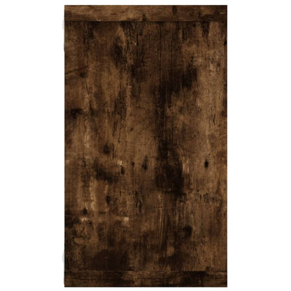 Étagères murales cubiques 4 pcs Chêne fumé 80x15x26,5 cm