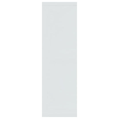 Étagère murale Blanc brillant 85x16x52,5 cm Bois d'ingénierie