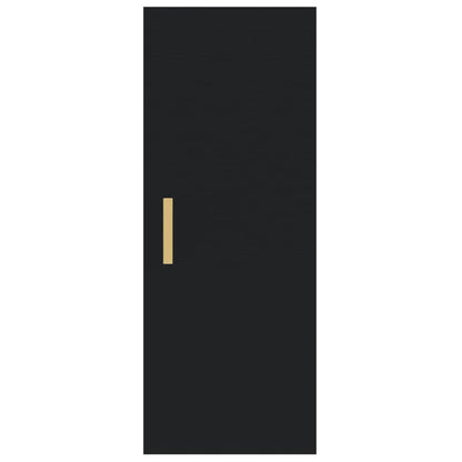 Armoire murale Noir 34,5x34x90 cm Bois d'ingénierie