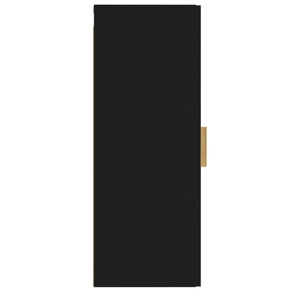 Armoire murale Noir 34,5x34x90 cm Bois d'ingénierie