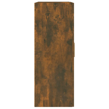 Armoire murale chêne fumé 69,5x32,5x90 cm bois d'ingénierie