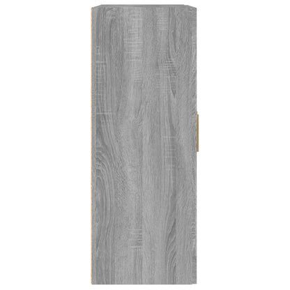 Armoire murale sonoma gris 69,5x32,5x90 cm bois d'ingénierie
