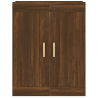 Armoire murale chêne marron 69,5x32,5x90 cm bois ingénierie