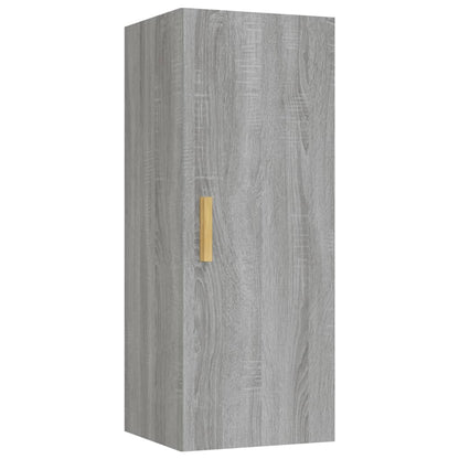 Armoire murale Sonoma gris 34,5x34x90 cm Bois d'ingénierie