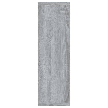 Étagère murale Sonoma gris 85x16x52,5 cm Bois d'ingénierie