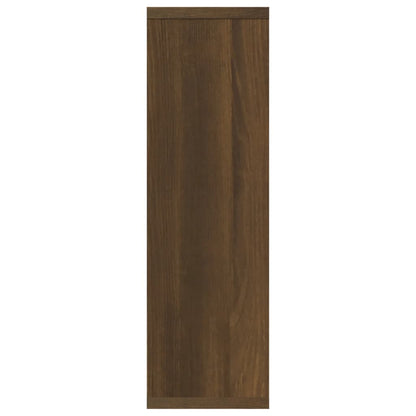 Étagère murale Chêne marron 85x16x52,5 cm Bois d'ingénierie