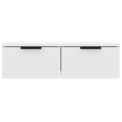Armoires murales 2 pcs blanc 68x30x20 cm Bois d'ingénierie
