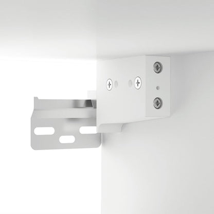 Armoires murales 2 pcs blanc 68x30x20 cm Bois d'ingénierie
