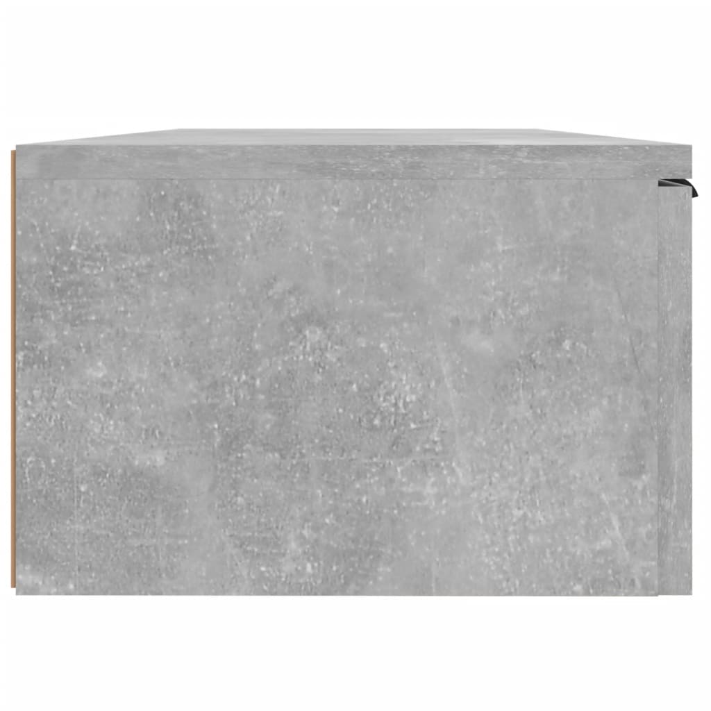 Armoires murales 2 pcs Gris béton 68x30x20 cm Bois d'ingénierie