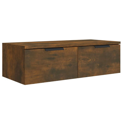 Armoires murales 2 pcs Chêne fumé 68x30x20 cm Bois d'ingénierie
