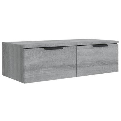 Armoires murales 2 pcs Sonoma gris 68x30x20cm Bois d'ingénierie