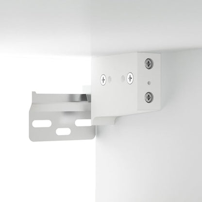 Armoires murales 2 pcs blanc 102x30x20 cm bois d'ingénierie