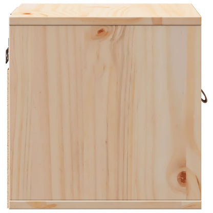 Armoires murales 2 pcs 31,5x30x30 cm Bois de pin massif