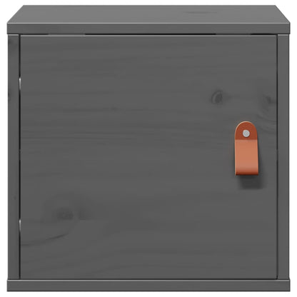 Armoire murale Gris 31,5x30x30 cm Bois de pin massif