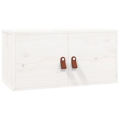 Armoire murale blanc 60x30x30 cm Bois de pin massif