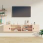 Armoires murales 2 pcs 80x30x30 cm Bois de pin massif
