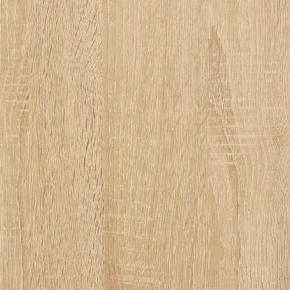 Table console chêne sonoma 75x32x75 cm bois d'ingénierie