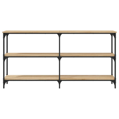 Table console chêne sonoma 150x29x75 cm bois d'ingénierie