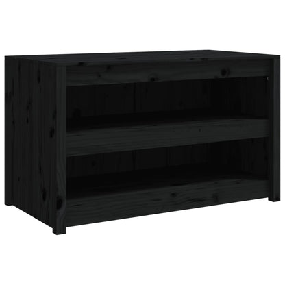 Mueble de cocina exterior negro 106x55x64cm madera maciza de pino
