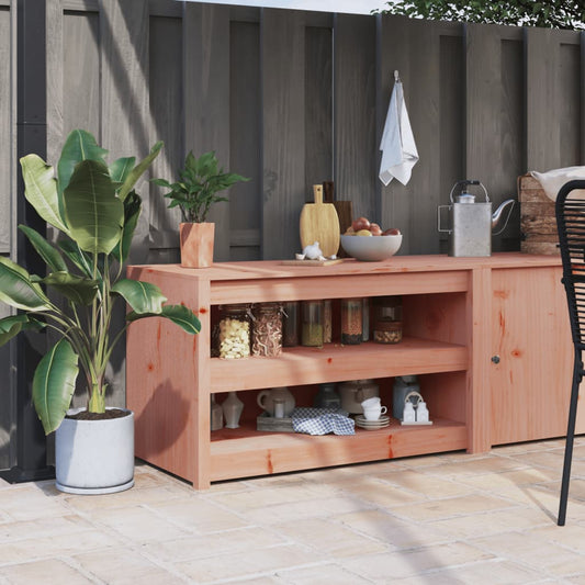 Mueble de cocina exterior 106x55x64 cm madera maciza Douglas