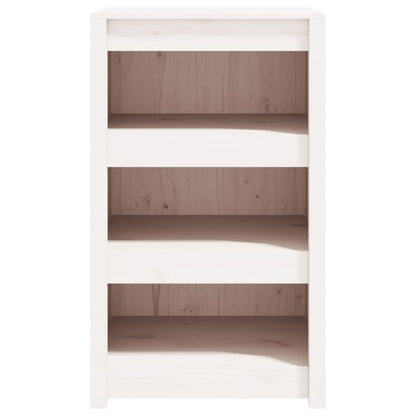 Mueble de cocina exterior blanco fabricado en madera maciza de pino.