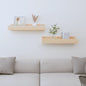 Étagères murales 2 pcs 50x12x9 cm Bois de pin massif