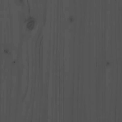 Étagères murales 2 pcs Gris 50x12x9 cm Bois de pin massif