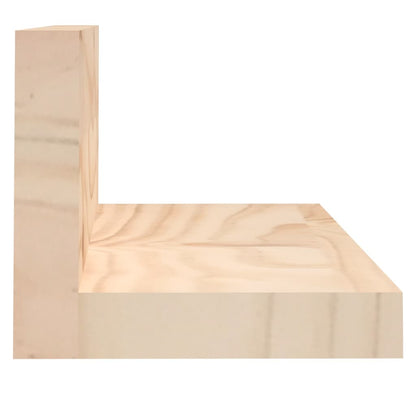 Étagères murales 2 pcs 110x11x9 cm Bois de pin massif