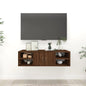 Étagère murale chêne marron 102x30x29 cm bois d'ingénierie