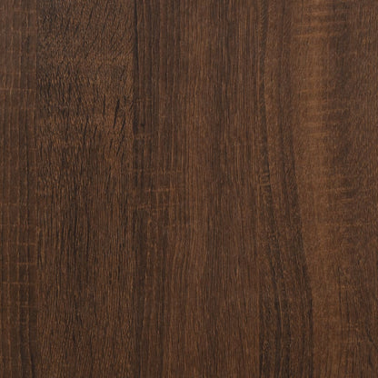 Étagère murale à CD Chêne marron 100x18x18 cm Bois d'ingénierie
