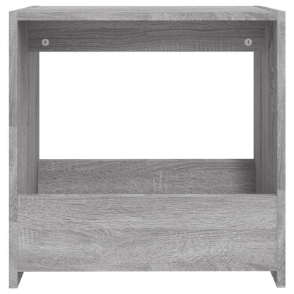 Table d'appoint Sonoma gris 50x26x50 cm Bois d'ingénierie