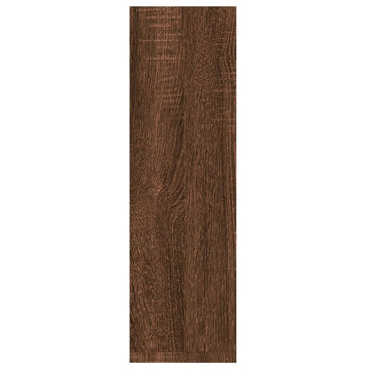 Étagères murales 2 pcs Chêne marron 50x15x50 cm Bois ingénierie