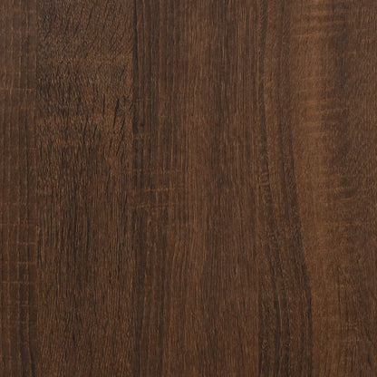 Étagères murales 2 pcs Chêne marron 50x15x50 cm Bois ingénierie