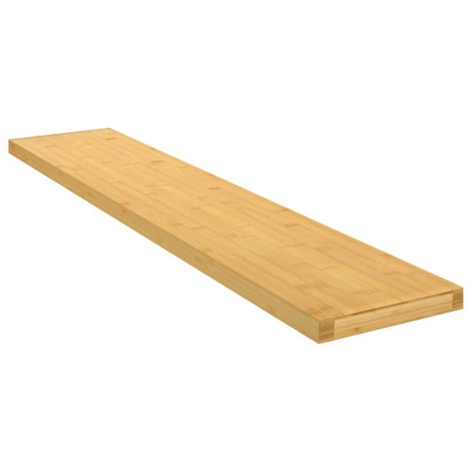 Étagère murale 100x20x2,5 cm bambou
