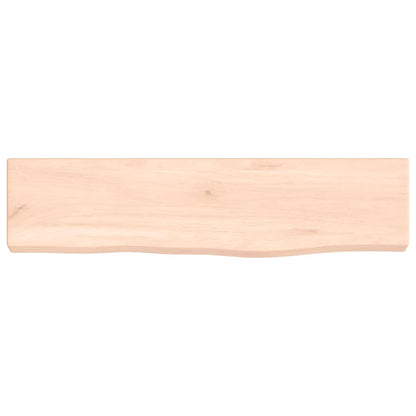 Étagère murale 40x10x2 cm bois de chêne massif non traité