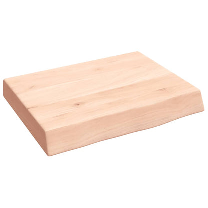 Étagère murale 40x30x(2-6) cm bois de chêne massif non traité
