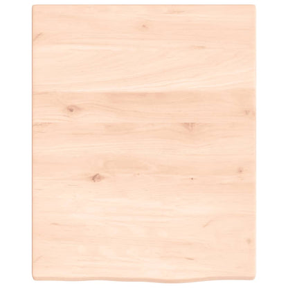 Étagère murale 40x50x2 cm bois de chêne massif non traité