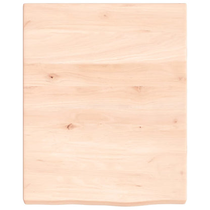 Étagère murale 40x50x(2-4)cm bois de chêne massif non traité
