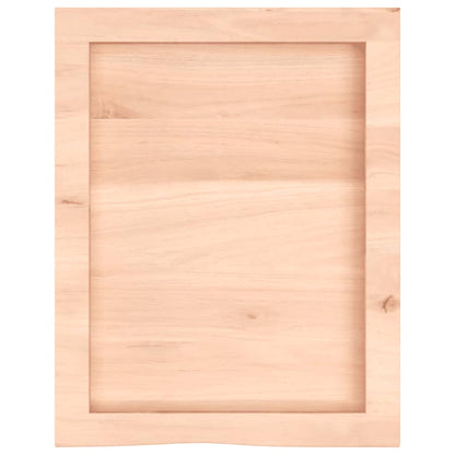 Étagère murale 40x50x(2-6) cm bois de chêne massif non traité