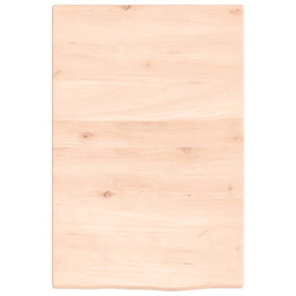 Étagère murale 40x60x2 cm bois de chêne massif non traité