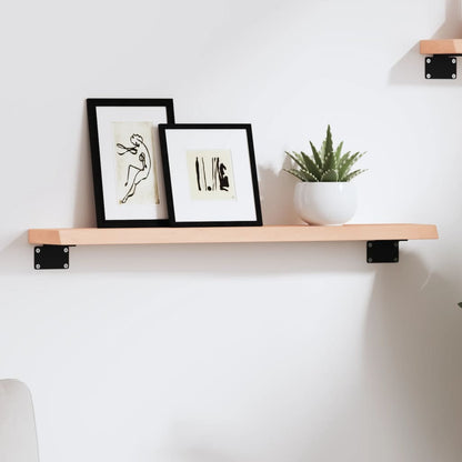 Étagère murale 60x10x2 cm bois de chêne massif non traité