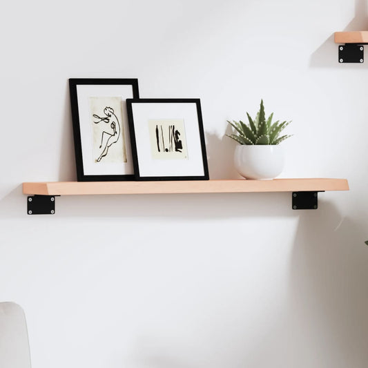 Étagère murale 60x10x2 cm bois de chêne massif non traité