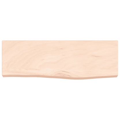 Étagère murale 60x20x4 cm bois de chêne massif non traité