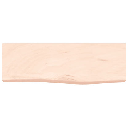 Étagère murale 60x20x6 cm bois de chêne massif non traité