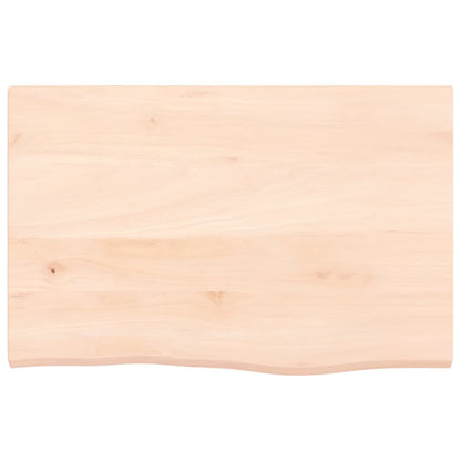 Étagère murale 60x40x2 cm bois de chêne massif non traité