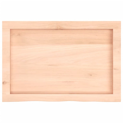 Étagère murale 60x40x(2-4) cm bois de chêne massif non traité