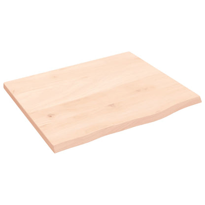 Étagère murale 60x50x2 cm bois de chêne massif non traité